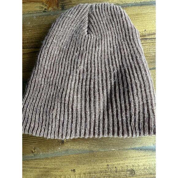 Vuori Women's OS Brown Knit Beanie Hat - Picture 3 of 5
